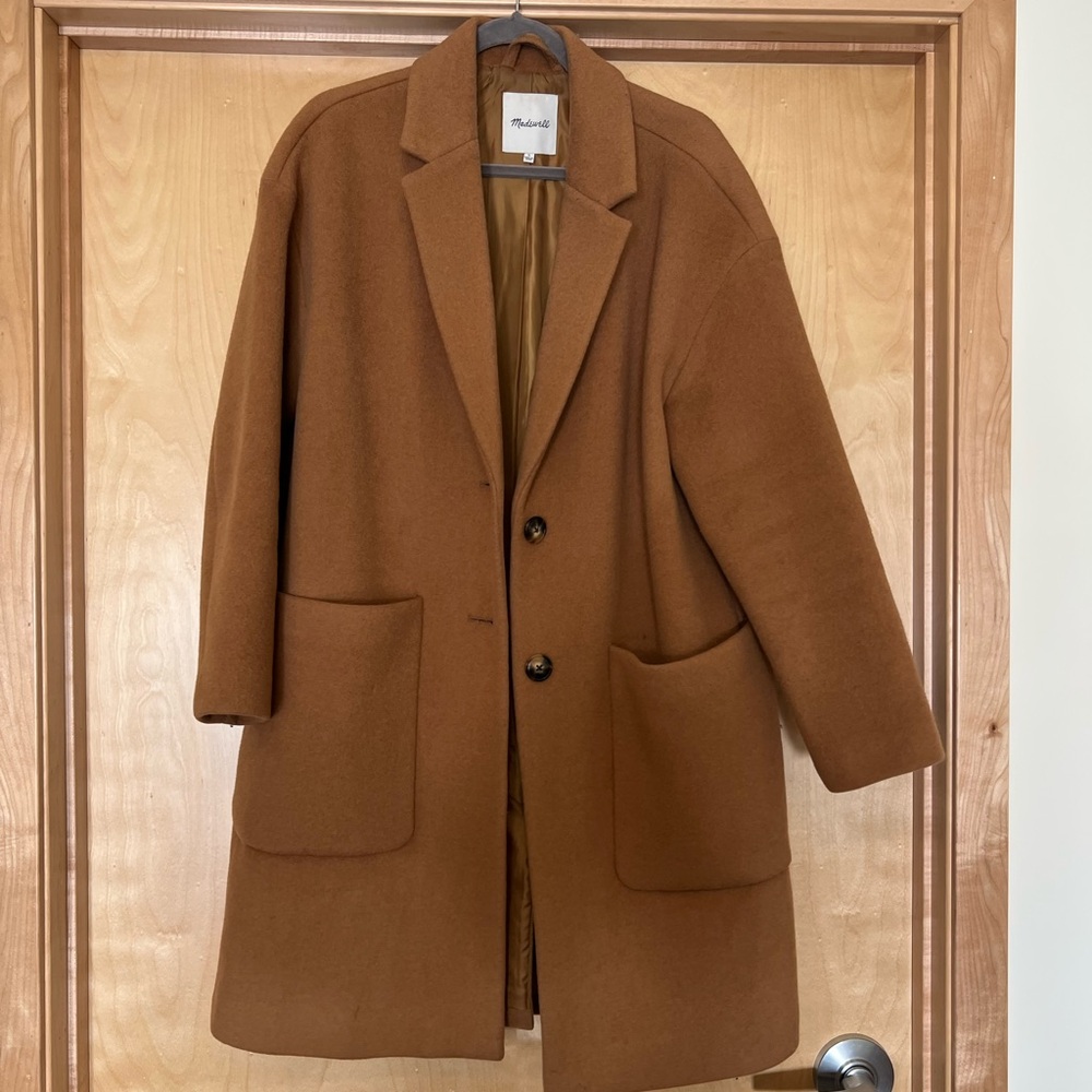 Madewell Camel Elmcourt Coat